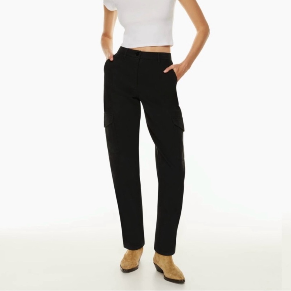 Aritzia Black Straight Leg Pants